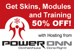Get a package deal with PowerDNN hosting