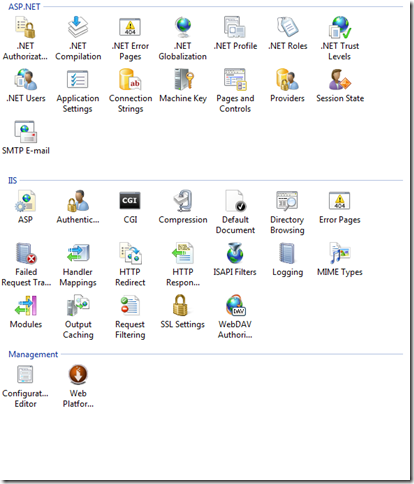 IIS 7 mgr